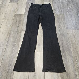 Levi’s 725 High Rise Bootcut Jeans Stretch Denim Black Women’s 27 Western